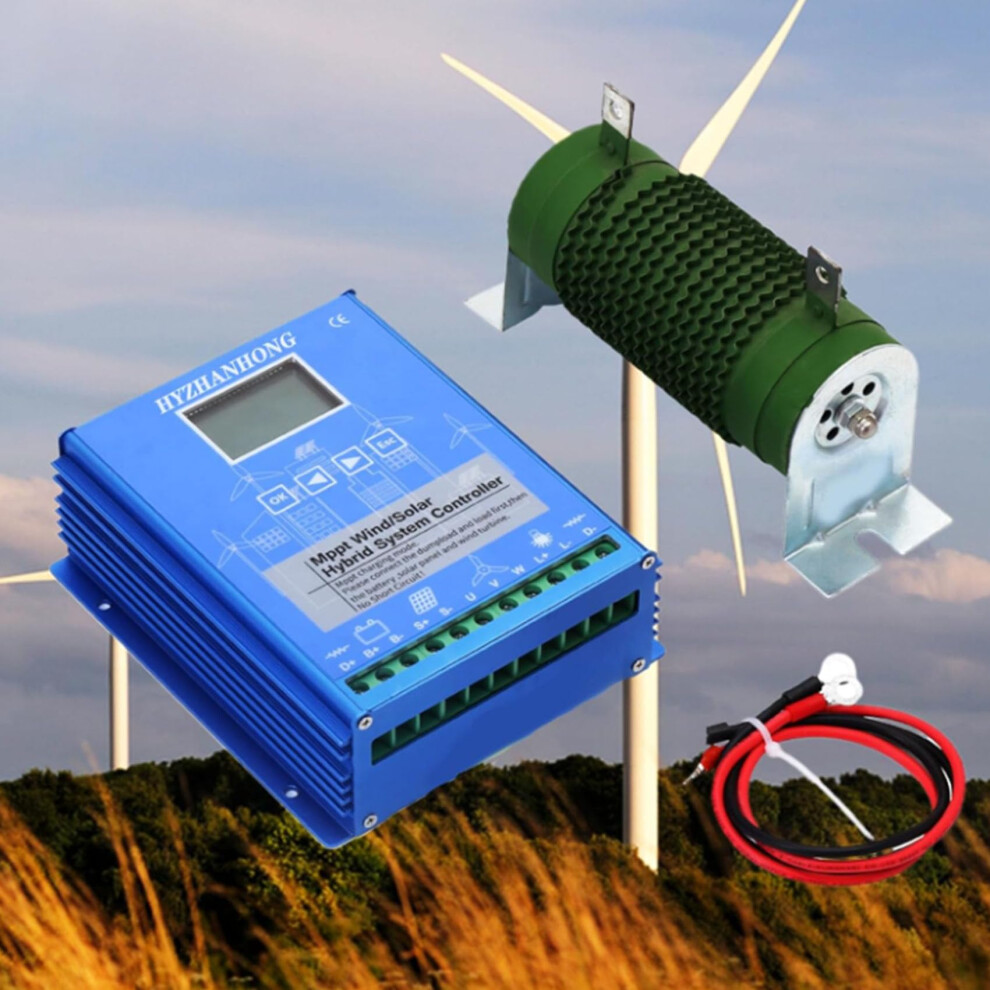 10000W Wind Solar Hybrid Mppt Charge Controller 12V 24V 48V 220V With Lcd And Dump Load For Turbine Systems 9070919369216