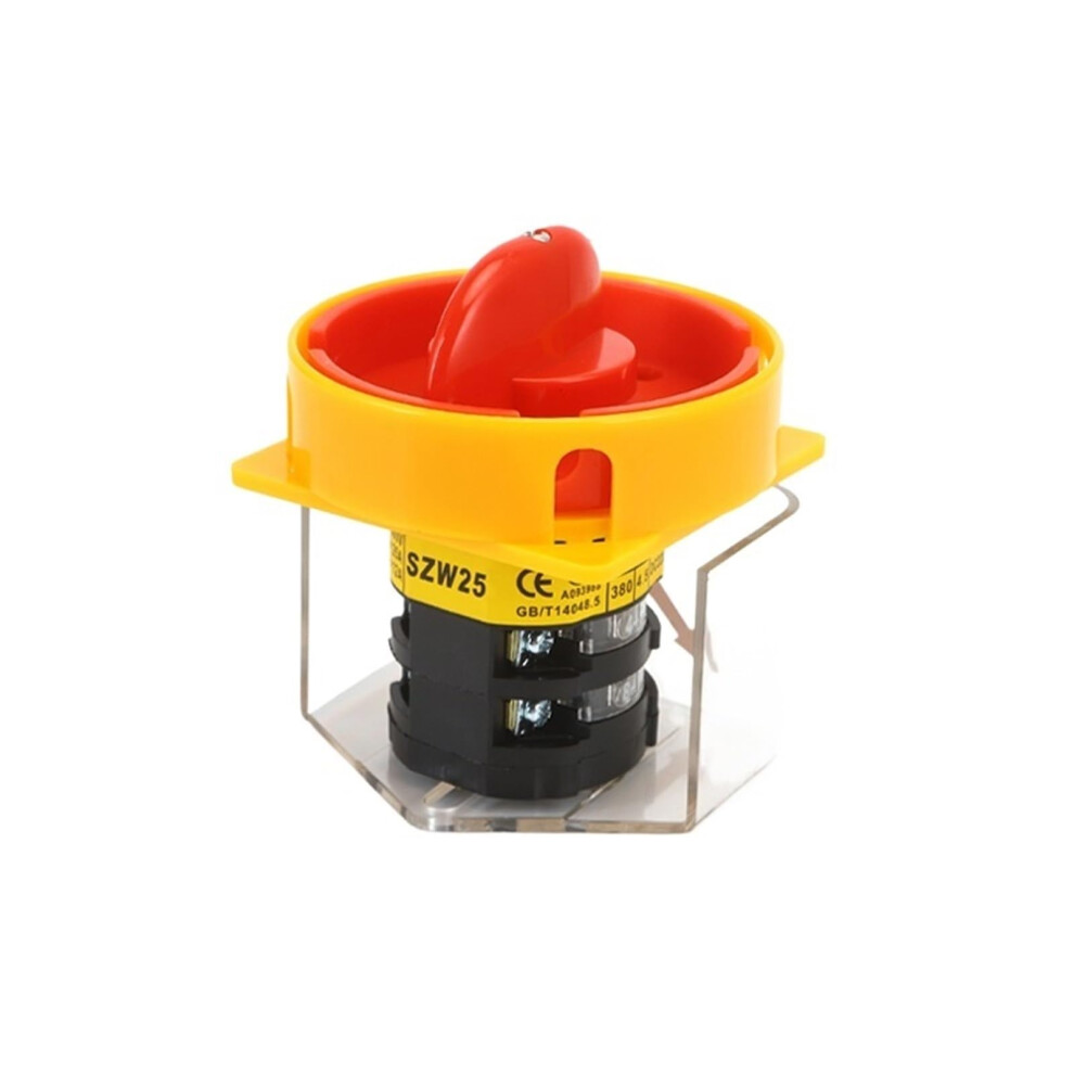 25A 2 Pole Cam Switch With Padlock, Rotary Changeover Switch For Industrial Power Isolation 380V 9070919369223