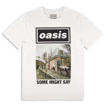 (XXL, White) Oasis Some Might Say Single Cover T Shirt