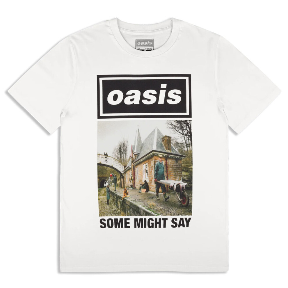 Oasis Some Might Say Single Cover T Shirt