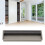 Flush Pull Handles, Embedded Sliding Door Handle for Wardrobe, Modern Simple Door Pull Handle with Embedded Drawer Handle, Alloy Leather Material for 4