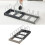 Adjustable Expandable Pan Organizer Rack with NonSlip Base, SpaceSaving Grey Kitchen Cookware Storage 5