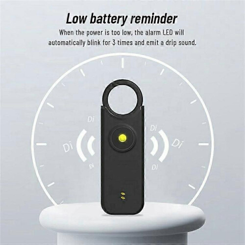 PA300 Personal Alarm 135dB Self Defense Device Pull Pin Vibration Sensing Dual Mode Alert 2