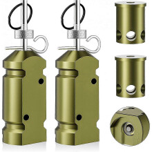 3-Pack Perimeter-Trip-Alarm, 12-Gauge-Camping-Trip-Wire-Gerät, Frühwarn-Sicherheitssystem für Camping und Bärenabschreckung