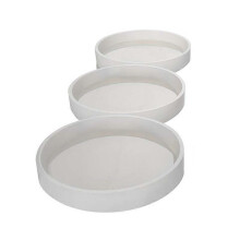 3-Pack-große DIY-runde Silikon-Untersetzerform, Durchmesser 3,94 Zoll/10 cm, Formen zum Gießen mit Harz, C