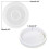 Molde de silicone para porta-copos redondos DIY de 3 pacotes, diâmetro 3,94 polegadas/10cm, moldes para fundição com resina, C 2