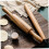 Wooden Rolling Pin Solid Hardwood Smooth Nonstick Surface for Pastry Pizza Dumpling Baking 4