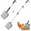 3 σε 1 Stretchable Chicken Poop Scooper Chicken Coop Accessories Φτυάρι κοσκινίσματος για 1