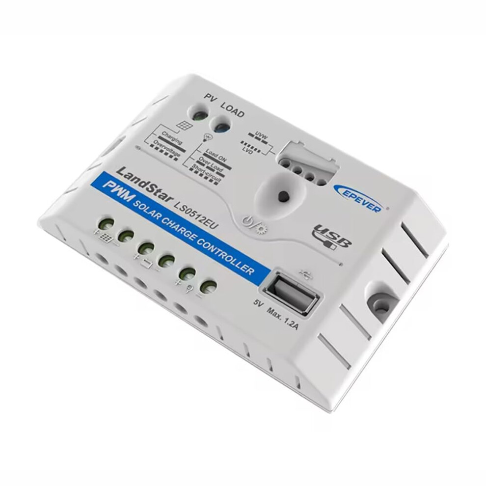Pwm Solar Charge Controller 5A 12V 24V With Usb Port Auto Solar Panel Regulator For Battery Charging 9113335292420