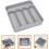 Kitchen Drawer Organizer with MultiCompartment Plastic Cutlery Tray for Easy Kitchen Storage 3