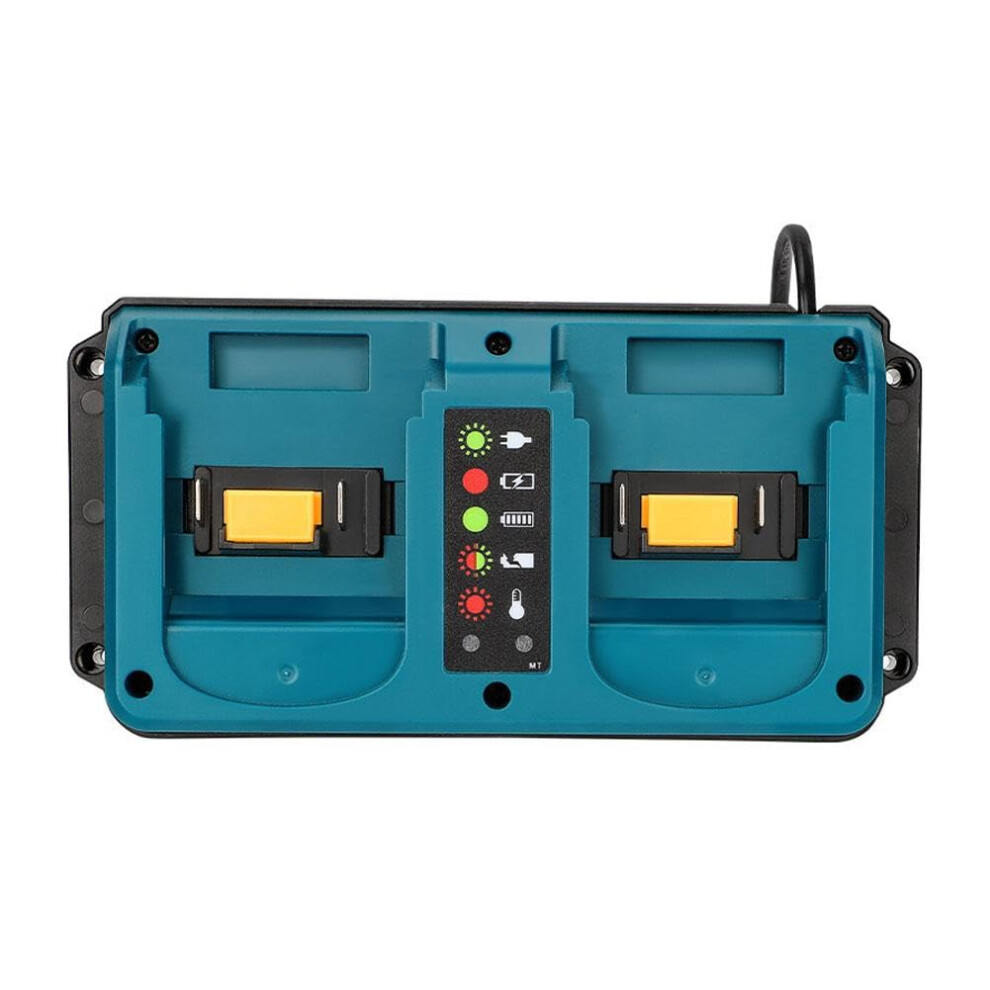 Dual Port Battery Charger For Makita 18V 14.4V With Fast Charging Led Indicators Replacement For Dc18rc Dc18rd 9070919370175