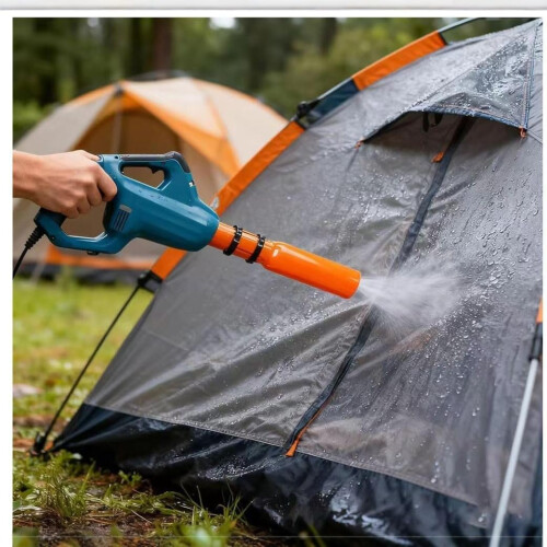 Leaf Blower Attachment with Venturi Airflow Boost, Universal Fit Gutter Cleaning Tool, Orange 2
