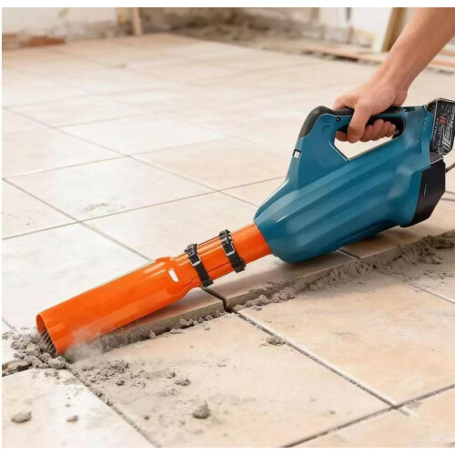 Leaf Blower Attachment with Venturi Airflow Boost, Universal Fit Gutter Cleaning Tool, Orange 1