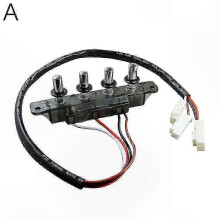 Interruptor universal de exaustão de 5 botões para substituição de eletrodomésticos de cozinha