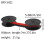 2Pcs Κορδέλα Γραφομηχανής Twin Spool Typewriter Ribbon Κόκκινο και Μαύρο Twin Spool Replac 2