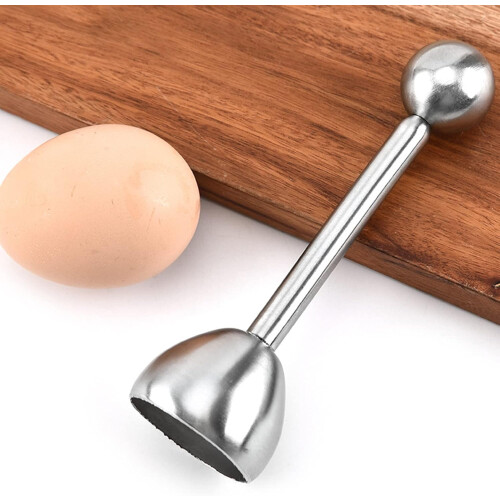 Egg Cutter Stainless Steel Egg Shell Opener for Easy Cracking Soft and Hard Boiled Eggs 1