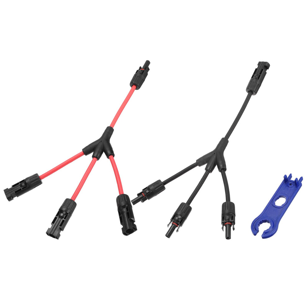 Solar Panel Connector Mc4 Y Branch 3 To 1 Parallel Splitter Ip67 Weatherproof Current Capacity 9070919371202
