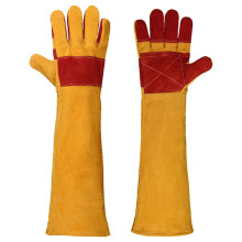 Tierhandschuhe, lange Handschuhe, multifunktionale PU Leder, Anti-Kratz-Anti