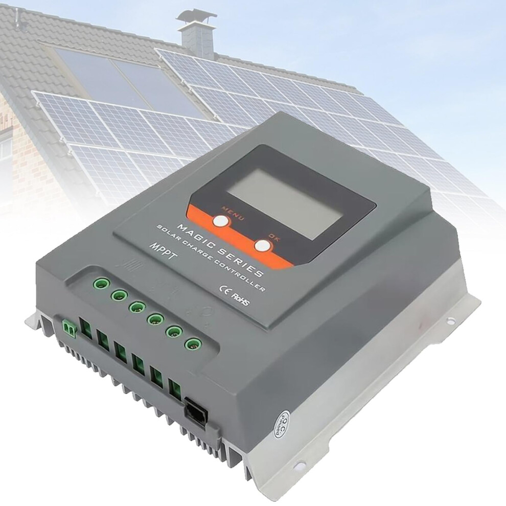 Mppt Solar Charge Controller 30A 12V 24V With Lcd Display And Temperature Sensor For Rv Boat Home 9070919371363