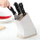 Kitchen Knife Holder with Multifunction Storage Rack and Fast Drain, SpaceSaving Knife Organizer 3