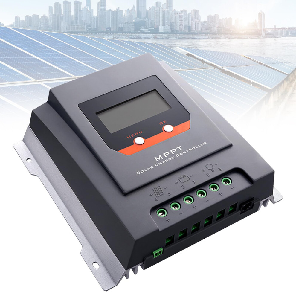 20A 30A Mppt Solar Charge Controller 12V 24V With Lcd Display And Temp Sensor For Rv Boat Offgrid 9113335293953