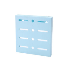 Wall Mounted Kitchen Knife Holder Universal Blade Block Plastic Rack Easy Clean Blue 19x3x20