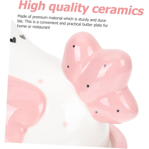 Ceramic Chicken Butter Dish Cute 3D Chick Design EasyClean Surface Kitchen Countertop Gift 2