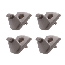 4X voor Chrysler 300 Dodge Magnum Charger 05-06 1AH27BD1AB grijs interieur grijs zonneklep cliphouder haakbeugel hanger