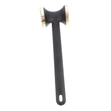 Stainless Steel Meat Tenderizer Hammer with DualSided Head and Ergonomic Nonslip Handle for Pork and Beef