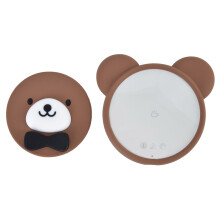 Cute Bear Beverage Warmer, Mug Warmer for Desk, 3 Temperature Selections, Auto Shut Off After 8 Hours, for Home & Office Use