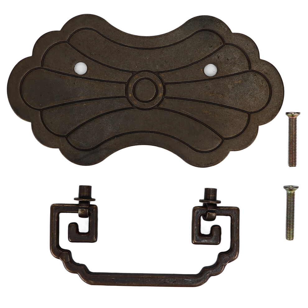 Antique Bronze Finish, Rustic Decorative Pulls For Vintage Furniture Hardware, Durable Zinc Alloy With Simple Installation For Your Diy Woodworking 9009791886009