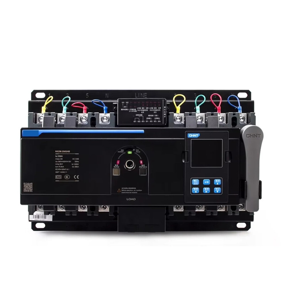 Automatic Transfer Switch 125A 4 Pole Dual Power Ats With Short Circuit Protection 400V 9070919372360
