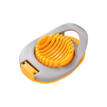 Egg Slicer Stainless Steel Wire Multifunction Cutter for Eggs Fruit Strawberry Mushroom Yellow
