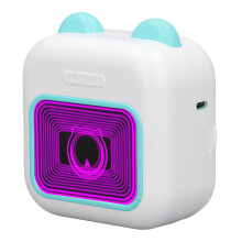 7-Color Light Thermal Pocket Printer, Portable Bluetooth Inkless, ABS 1200mAh