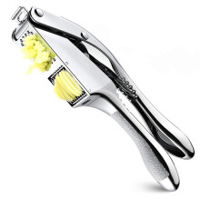 Garlic Press Stainless Steel 2 in 1 Slicer Mincer with Ergonomic Grip and Easy Clean Design 2pcs