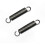 2-Pack Tension Springs with Hooks,60mm Length,1.5mm Wire Diameter,10mm Outer Diameter 1