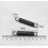 2-Pack Tension Springs with Hooks,60mm Length,1.5mm Wire Diameter,10mm Outer Diameter 2