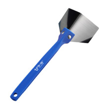Stainless Steel Drywall Corner Trowel with Ergonomic Antislip Grip for Smooth Outside Corner Finishing