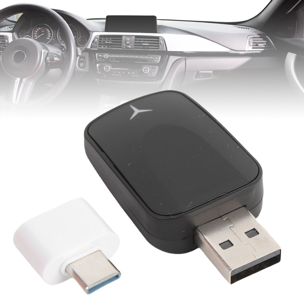 Wireless Carplay Adapter Plug & Play Bluetooth 5.0 Wifi R5032 Black 8331383167205