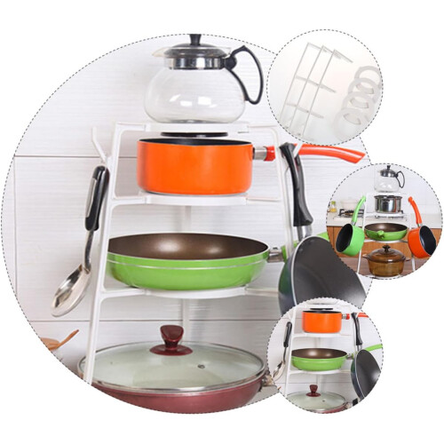 4 Tier Kitchen Storage Rack ABS Plastic Shelving Unit for MultiRoom Organization and Easy Assembly 1