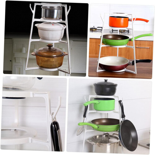 4 Tier Kitchen Storage Rack ABS Plastic Shelving Unit for MultiRoom Organization and Easy Assembly 2