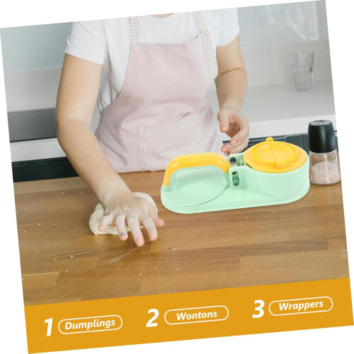 2in1 Dumpling Maker Mold with NonSlip Handle for Quick Homemade Dumpling and Empanada Press 1