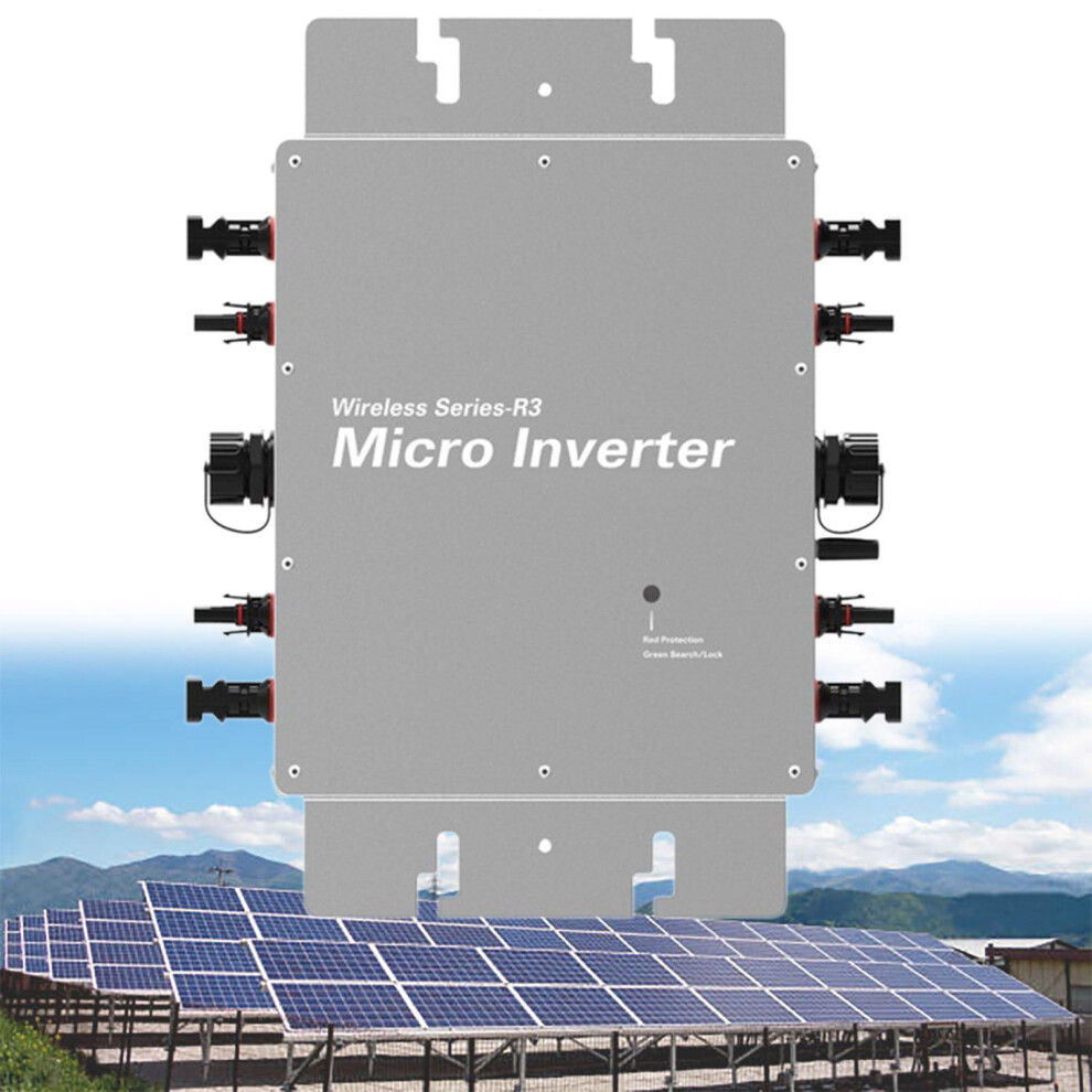1600W Mppt Solar Grid Tie Inverter With Wifi Monitoring, Aluminum Alloy, Efficiency 9070919372988