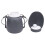 Faltbare Hundewasserflasche 800 ml 25  13,5 cm Silikon 15
