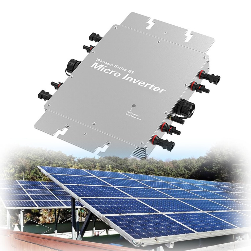 1600W Mppt Solar Grid Tie Micro Inverter With Wifi Monitoring, Waterproof Ip65 Pure Sine Wave 9070919373060