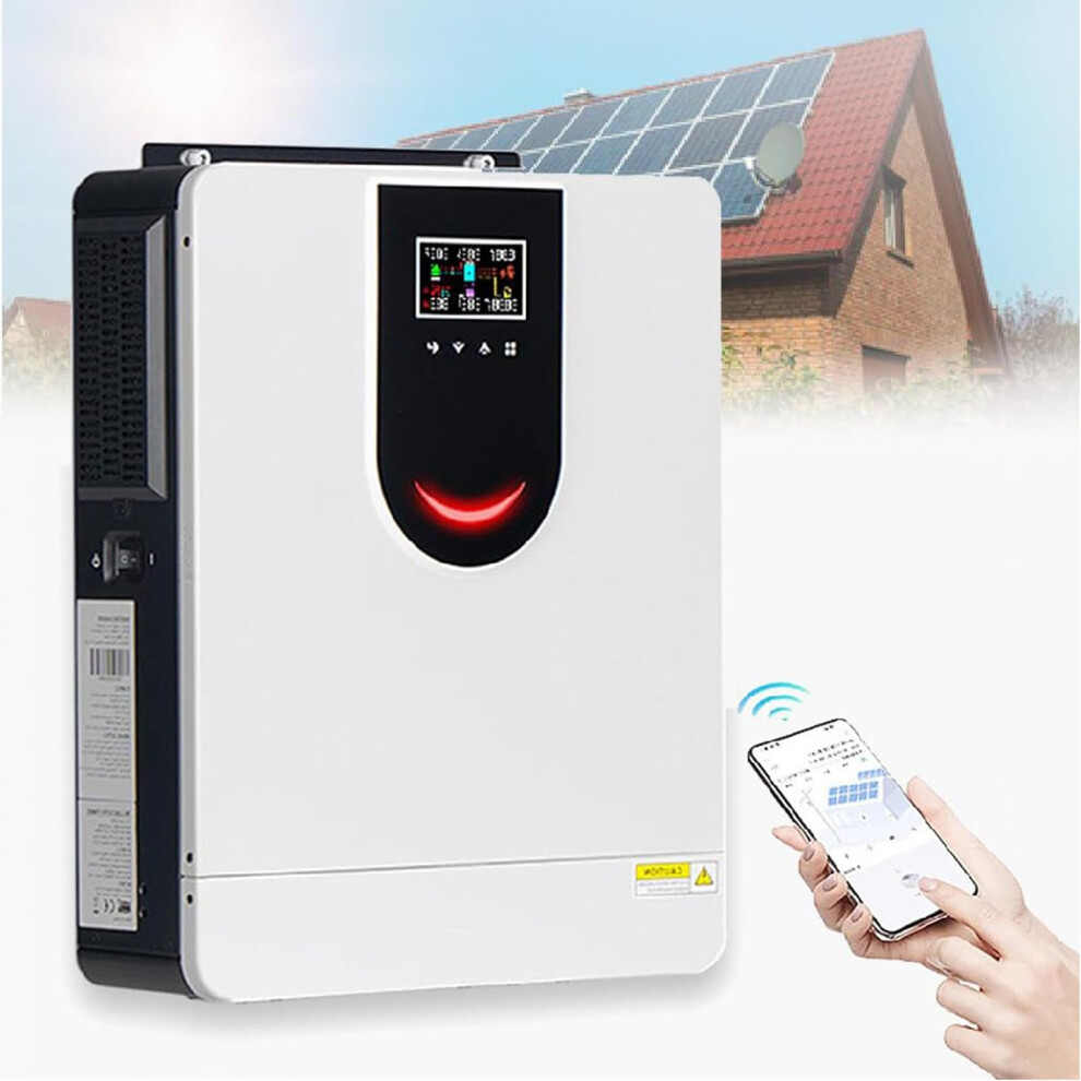 3000W Solar Hybrid Inverter With Pure Sine Wave Output And Builtin 80A Mppt For Home Rv Off Grid 9070919373169