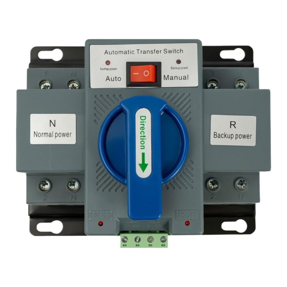 63A Automatic Transfer Switch For Generator, Dual Power 110V Home Backup Changeover Switch 9070919373244