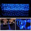 Solar Rope Lights with Remote Control 100 LEDs 39ft Waterproof Outdoor String Lights 8 Modes Blue 2