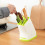 Universal Kitchen Knife Block Holder with Slotless Design, SpaceSaving Durable Red Stand 4