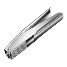 304 Stainless Steel Garlic Press with Ergonomic Comfort Grip, RustResistant Dishwasher Safe Mincer